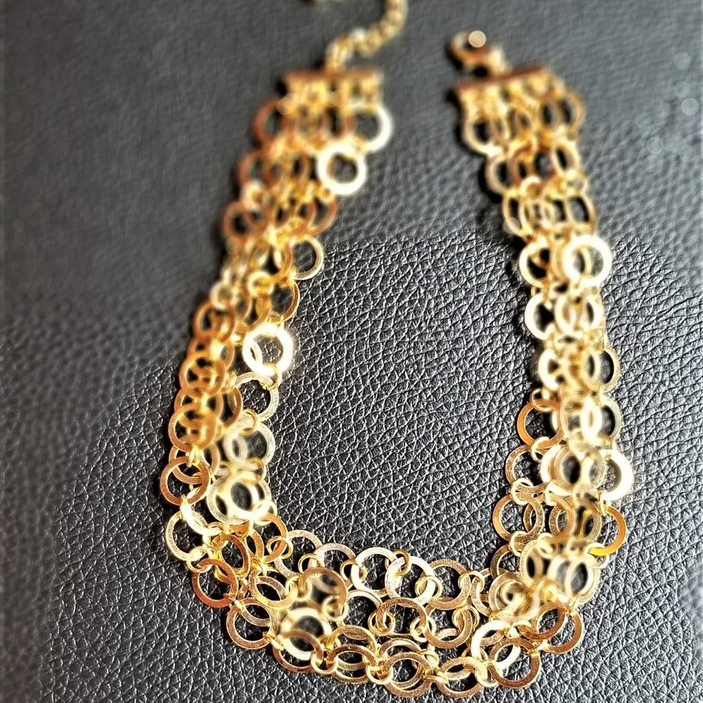 chain multi-strand necklace